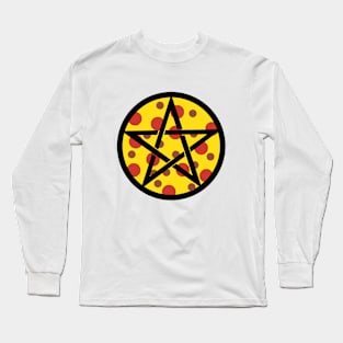 Pizza Pentagram Long Sleeve T-Shirt